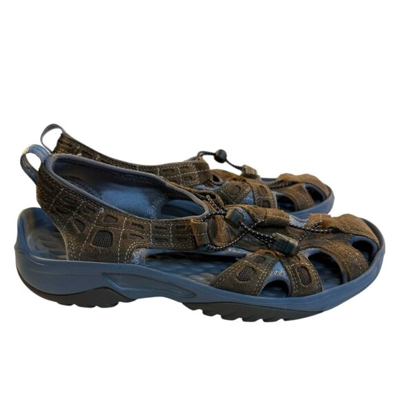 Privo By Clark's Casual Hiking Outdoor Suede Leather Upper Shoe Women's Size 7.5 - Picture 2 of 5